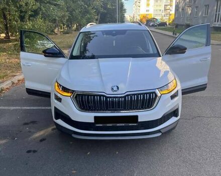 Белый Шкода Kodiaq, объемом двигателя 1.98 л и пробегом 54 тыс. км за 35700 $, фото 15 на Automoto.ua
