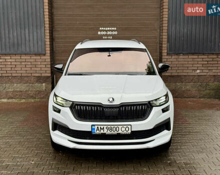 Білий Шкода Kodiaq, об'ємом двигуна 2 л та пробігом 154 тис. км за 37499 $, фото 8 на Automoto.ua