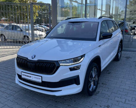 Белый Шкода Kodiaq, объемом двигателя 1.98 л и пробегом 68 тыс. км за 41000 $, фото 2 на Automoto.ua