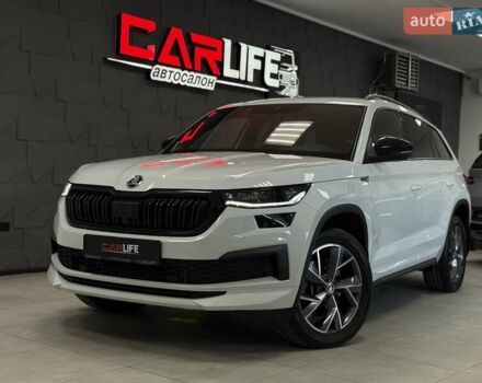 Білий Шкода Kodiaq, об'ємом двигуна 1.97 л та пробігом 31 тис. км за 45800 $, фото 6 на Automoto.ua