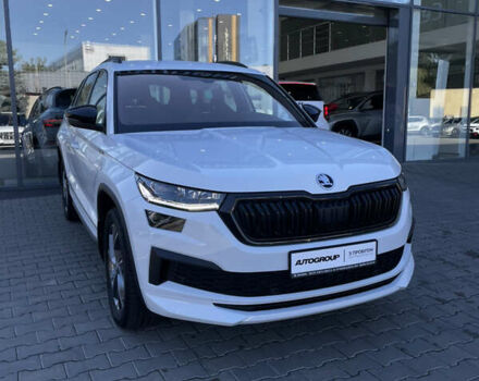 Белый Шкода Kodiaq, объемом двигателя 1.98 л и пробегом 68 тыс. км за 41000 $, фото 6 на Automoto.ua