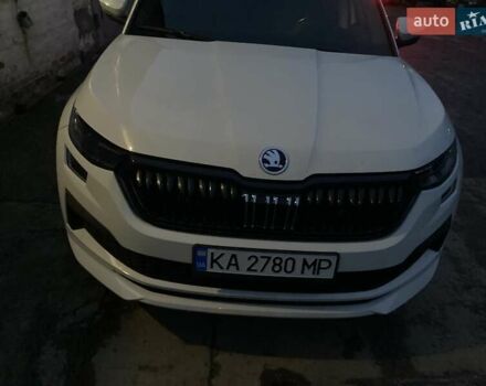 Белый Шкода Kodiaq, объемом двигателя 1.98 л и пробегом 45 тыс. км за 37500 $, фото 5 на Automoto.ua