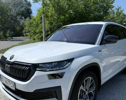 Белый Шкода Kodiaq, объемом двигателя 1.97 л и пробегом 5 тыс. км за 46800 $, фото 6 на Automoto.ua