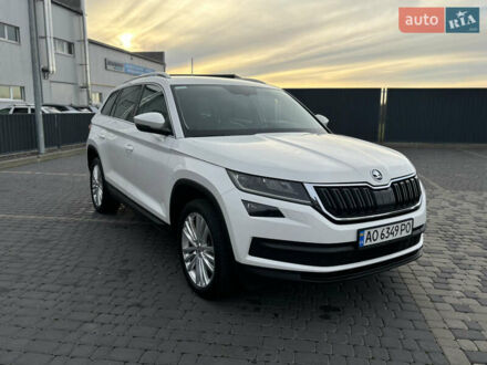 Белый Шкода Kodiaq, объемом двигателя 2 л и пробегом 248 тыс. км за 21499 $, фото 1 на Automoto.ua