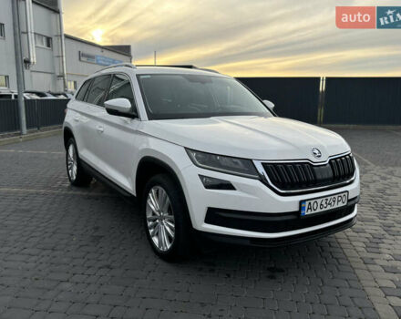 Білий Шкода Kodiaq, об'ємом двигуна 2 л та пробігом 248 тис. км за 21499 $, фото 1 на Automoto.ua