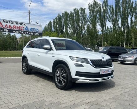 Белый Шкода Kodiaq, объемом двигателя 2 л и пробегом 220 тыс. км за 28500 $, фото 1 на Automoto.ua