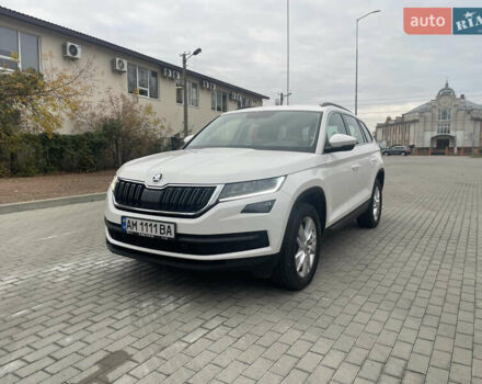 Белый Шкода Kodiaq, объемом двигателя 1.97 л и пробегом 28 тыс. км за 34000 $, фото 1 на Automoto.ua