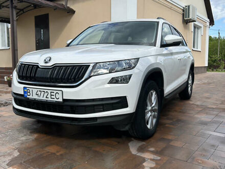 Белый Шкода Kodiaq, объемом двигателя 1.98 л и пробегом 98 тыс. км за 30200 $, фото 1 на Automoto.ua