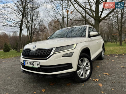 Белый Шкода Kodiaq, объемом двигателя 1.97 л и пробегом 131 тыс. км за 29750 $, фото 1 на Automoto.ua
