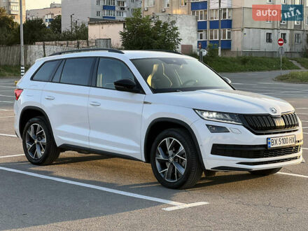 Белый Шкода Kodiaq, объемом двигателя 1.97 л и пробегом 205 тыс. км за 30500 $, фото 1 на Automoto.ua