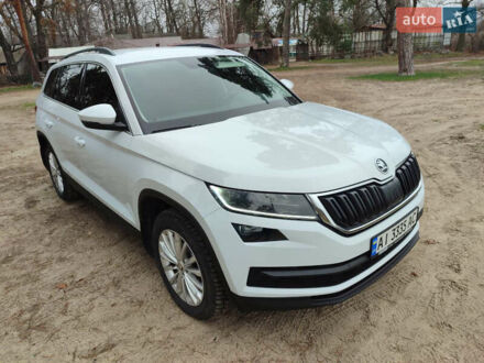 Белый Шкода Kodiaq, объемом двигателя 1.98 л и пробегом 74 тыс. км за 29500 $, фото 1 на Automoto.ua