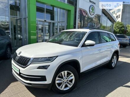 Белый Шкода Kodiaq, объемом двигателя 1.98 л и пробегом 160 тыс. км за 22700 $, фото 1 на Automoto.ua