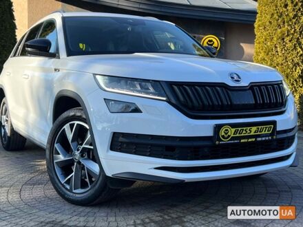 Шкода Kodiaq 2020 в Львове на Automoto.ua Белый Шкода Kodiaq, объемом двигателя 2 л и пробегом 142 тыс. км за 35490 $, фото 1 на Automoto.ua