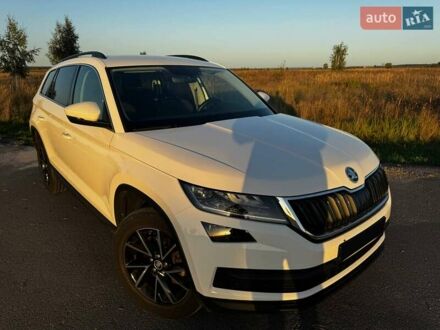 Белый Шкода Kodiaq, объемом двигателя 1.97 л и пробегом 61 тыс. км за 35500 $, фото 1 на Automoto.ua
