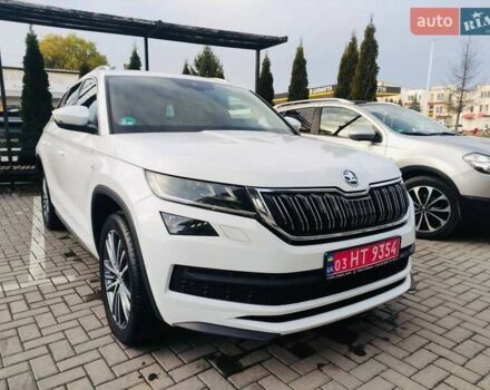 Білий Шкода Kodiaq, об'ємом двигуна 1.97 л та пробігом 190 тис. км за 30950 $, фото 1 на Automoto.ua