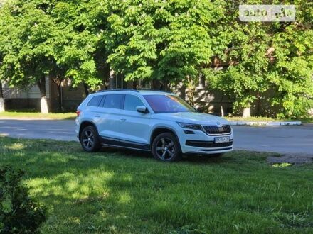 Белый Шкода Kodiaq, объемом двигателя 1.97 л и пробегом 19 тыс. км за 44000 $, фото 1 на Automoto.ua