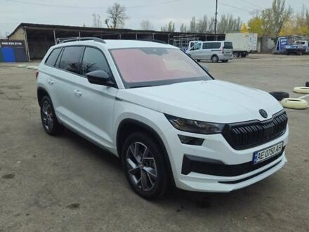 Белый Шкода Kodiaq, объемом двигателя 1.98 л и пробегом 44 тыс. км за 39000 $, фото 1 на Automoto.ua