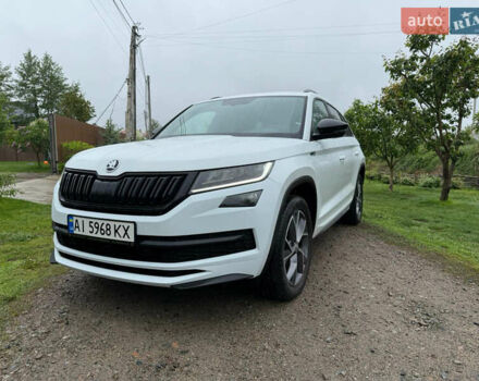 Білий Шкода Kodiaq, об'ємом двигуна 1.98 л та пробігом 59 тис. км за 36000 $, фото 1 на Automoto.ua