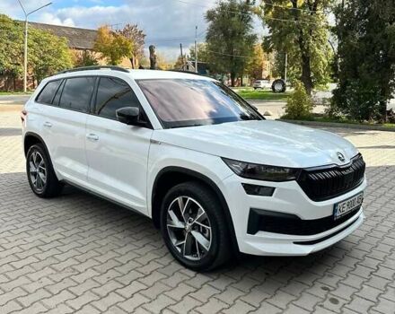 Белый Шкода Kodiaq, объемом двигателя 1.98 л и пробегом 64 тыс. км за 39000 $, фото 1 на Automoto.ua