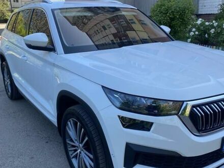 Шкода Kodiaq 2022 в Кривом Роге на Automoto.ua Белый Шкода Kodiaq, объемом двигателя 1.98 л и пробегом 44 тыс. км за 41500 $, фото 1 на Automoto.ua