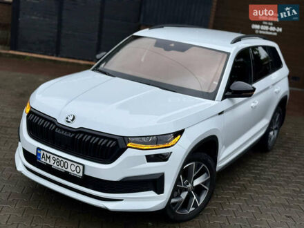 Шкода Kodiaq 2022 у Броварах на Automoto.ua Білий Шкода Kodiaq, об'ємом двигуна 2 л та пробігом 154 тис. км за 37499 $, фото 1 на Automoto.ua