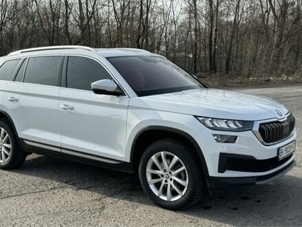 Белый Шкода Kodiaq, объемом двигателя 2 л и пробегом 9 тыс. км за 43900 $, фото 1 на Automoto.ua