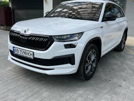 Белый Шкода Kodiaq, объемом двигателя 1.97 л и пробегом 25 тыс. км за 40800 $, фото 1 на Automoto.ua