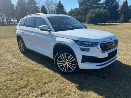 Шкода Kodiaq 2023 в Киеве на Automoto.ua Белый Шкода Kodiaq, объемом двигателя 2 л и пробегом 20 тыс. км за 19000 $, фото 1 на Automoto.ua