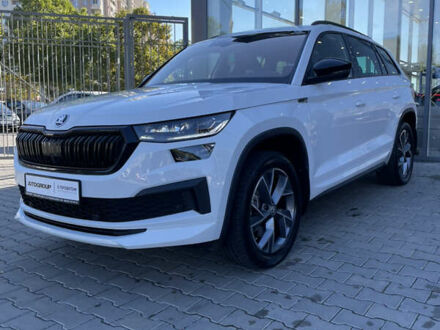 Білий Шкода Kodiaq, об'ємом двигуна 1.98 л та пробігом 68 тис. км за 41000 $, фото 1 на Automoto.ua