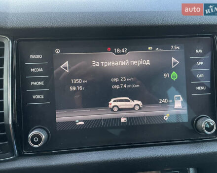 Черный Шкода Kodiaq, объемом двигателя 1.97 л и пробегом 222 тыс. км за 22500 $, фото 21 на Automoto.ua