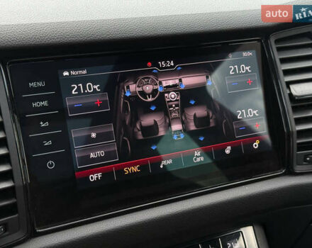 Черный Шкода Kodiaq, объемом двигателя 1.97 л и пробегом 55 тыс. км за 37800 $, фото 71 на Automoto.ua