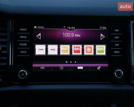 Черный Шкода Kodiaq, объемом двигателя 2 л и пробегом 185 тыс. км за 33999 $, фото 19 на Automoto.ua