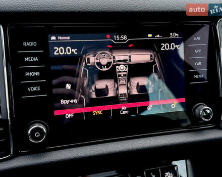 Чорний Шкода Kodiaq, об'ємом двигуна 1.97 л та пробігом 219 тис. км за 28999 $, фото 131 на Automoto.ua