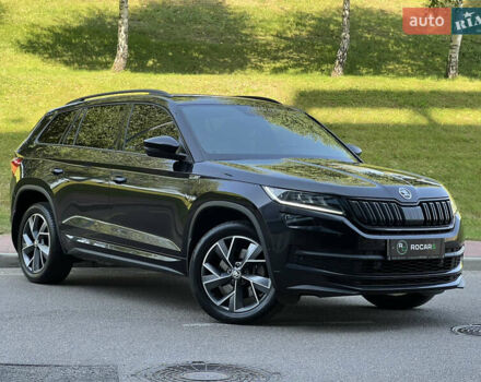 Черный Шкода Kodiaq, объемом двигателя 1.98 л и пробегом 129 тыс. км за 29500 $, фото 2 на Automoto.ua