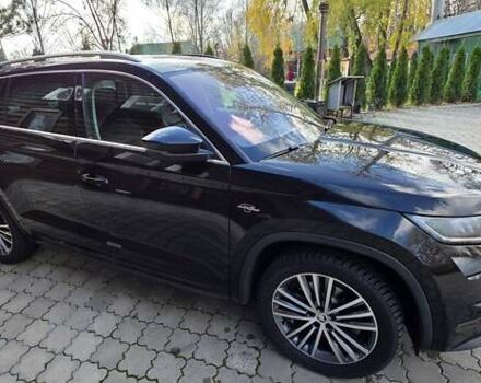 Черный Шкода Kodiaq, объемом двигателя 1.98 л и пробегом 90 тыс. км за 37500 $, фото 2 на Automoto.ua