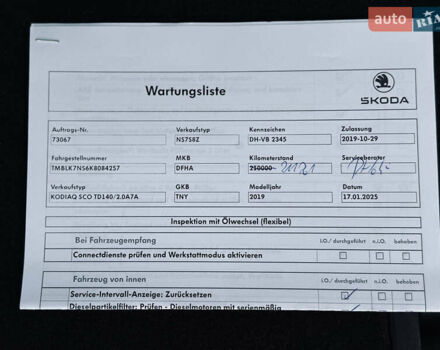 Чорний Шкода Kodiaq, об'ємом двигуна 1.97 л та пробігом 219 тис. км за 28999 $, фото 155 на Automoto.ua