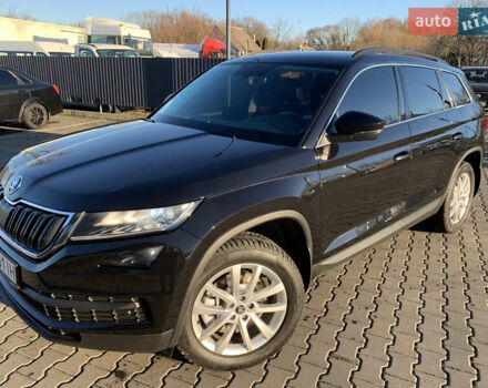 Черный Шкода Kodiaq, объемом двигателя 2 л и пробегом 65 тыс. км за 29499 $, фото 1 на Automoto.ua
