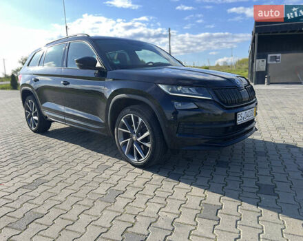 Черный Шкода Kodiaq, объемом двигателя 2 л и пробегом 190 тыс. км за 33999 $, фото 1 на Automoto.ua