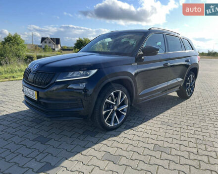 Черный Шкода Kodiaq, объемом двигателя 2 л и пробегом 190 тыс. км за 33999 $, фото 4 на Automoto.ua