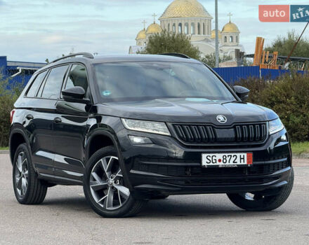 Черный Шкода Kodiaq, объемом двигателя 2 л и пробегом 160 тыс. км за 33499 $, фото 1 на Automoto.ua
