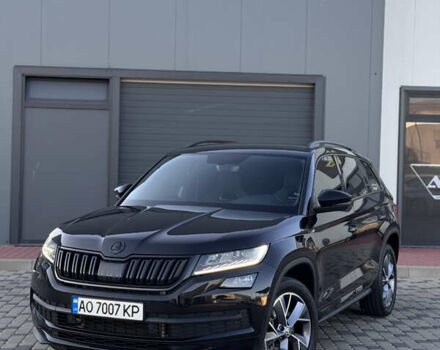 Черный Шкода Kodiaq, объемом двигателя 1.98 л и пробегом 55 тыс. км за 32999 $, фото 1 на Automoto.ua