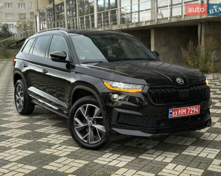 Черный Шкода Kodiaq, объемом двигателя 2 л и пробегом 150 тыс. км за 39500 $, фото 6 на Automoto.ua