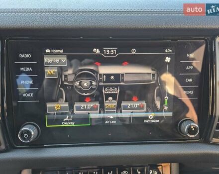 Черный Шкода Kodiaq, объемом двигателя 2 л и пробегом 225 тыс. км за 34900 $, фото 20 на Automoto.ua