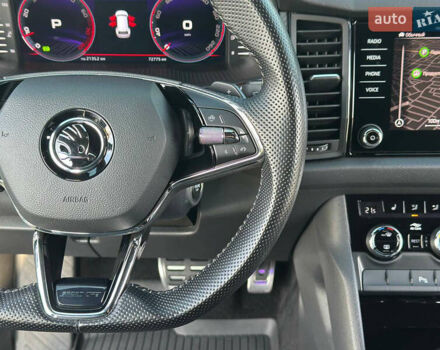 Черный Шкода Kodiaq, объемом двигателя 1.98 л и пробегом 72 тыс. км за 39000 $, фото 39 на Automoto.ua