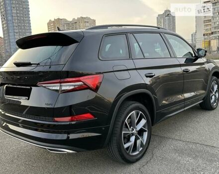 Черный Шкода Kodiaq, объемом двигателя 2 л и пробегом 40 тыс. км за 44555 $, фото 7 на Automoto.ua