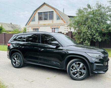Черный Шкода Kodiaq, объемом двигателя 2 л и пробегом 32 тыс. км за 40500 $, фото 3 на Automoto.ua