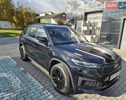 Шкода Kodiaq 2024 в Хмельницком на Automoto.ua Черный Шкода Kodiaq, объемом двигателя 1.97 л и пробегом 19 тыс. км за 46500 $, фото 5 на Automoto.ua