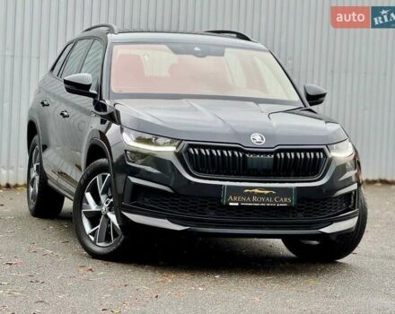 Черный Шкода Kodiaq, объемом двигателя 1.98 л и пробегом 92 тыс. км за 39999 $, фото 2 на Automoto.ua