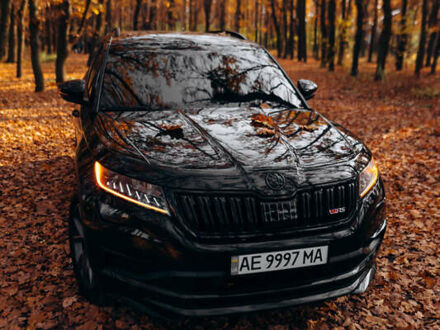 Черный Шкода Kodiaq, объемом двигателя 1.98 л и пробегом 90 тыс. км за 28500 $, фото 1 на Automoto.ua
