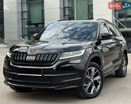 Черный Шкода Kodiaq, объемом двигателя 2 л и пробегом 186 тыс. км за 32700 $, фото 1 на Automoto.ua